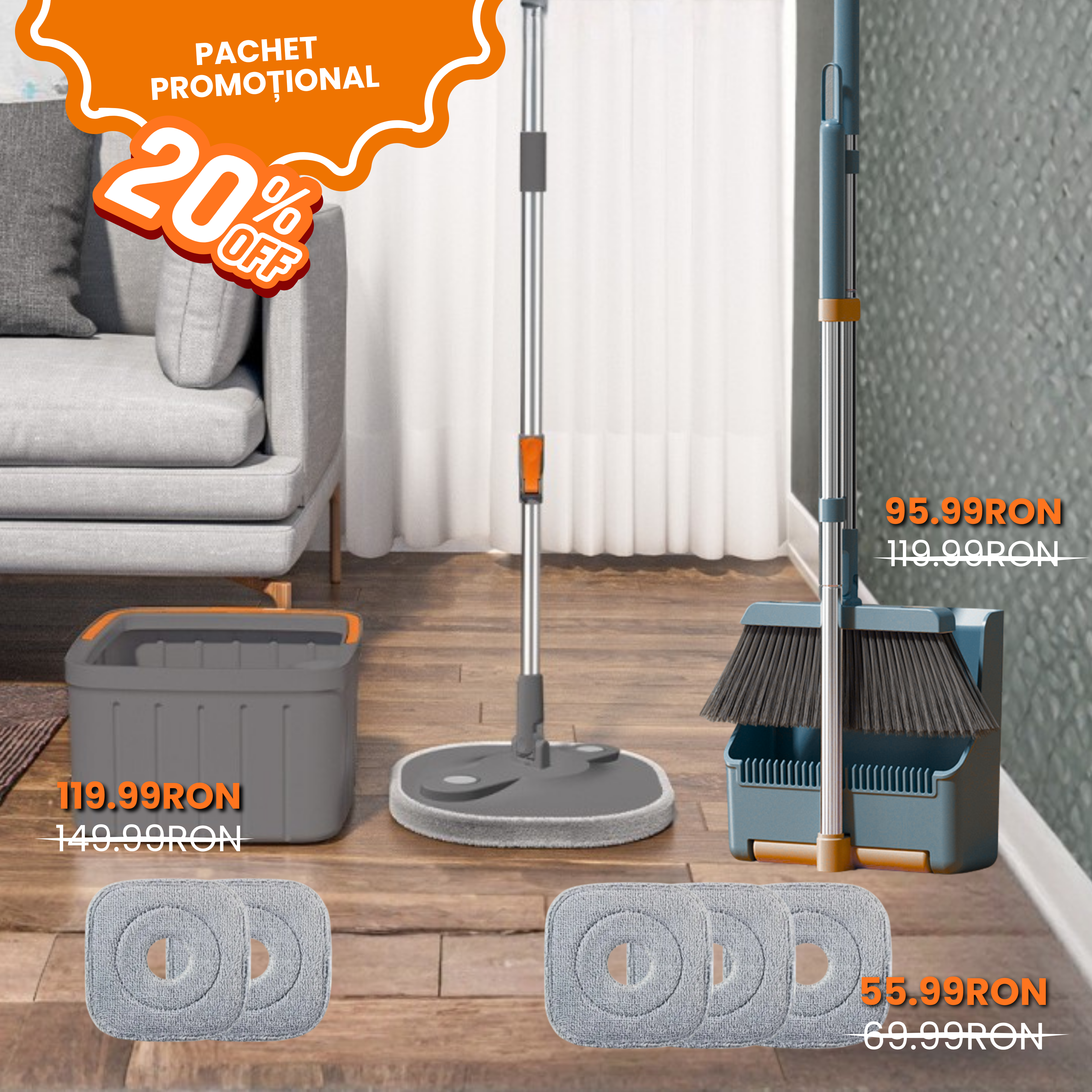 Pachet promotional 20% reducere si transport gratuit