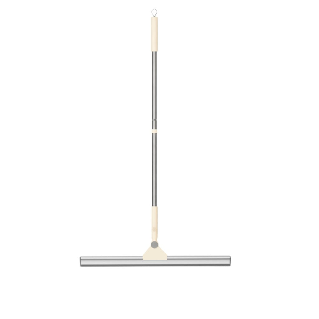 Dreamramp 40cm squeegee/mop with stainless steel rod and 180° tilt, beige