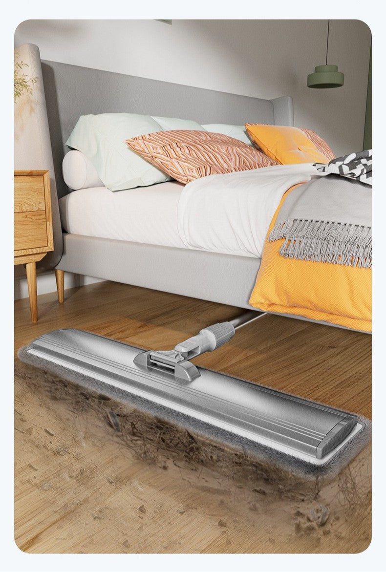 Mop Teu Microfibră DreamRamp®, cu fiber super fine ce elimina praful, aluminiu + oțel inoxidabil