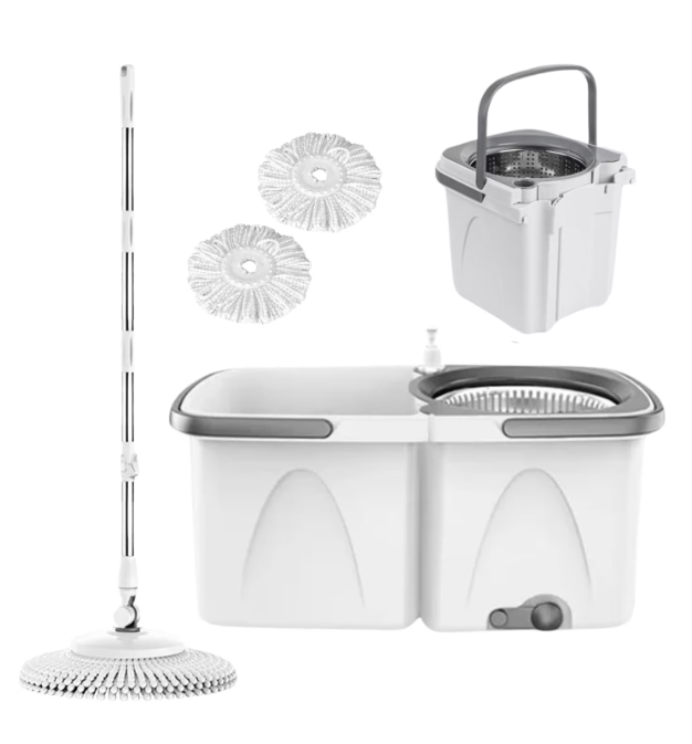 Microfiber round mop refill – for DreamRamp® spin mops with plastic bucket