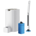 DreamRamp® superhygienische Toilettenbürste mit 8 + 8 Ersatzbürsten und Wandbefestigungssystem