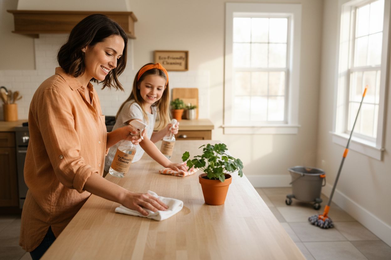 eco-friendly cleaning home