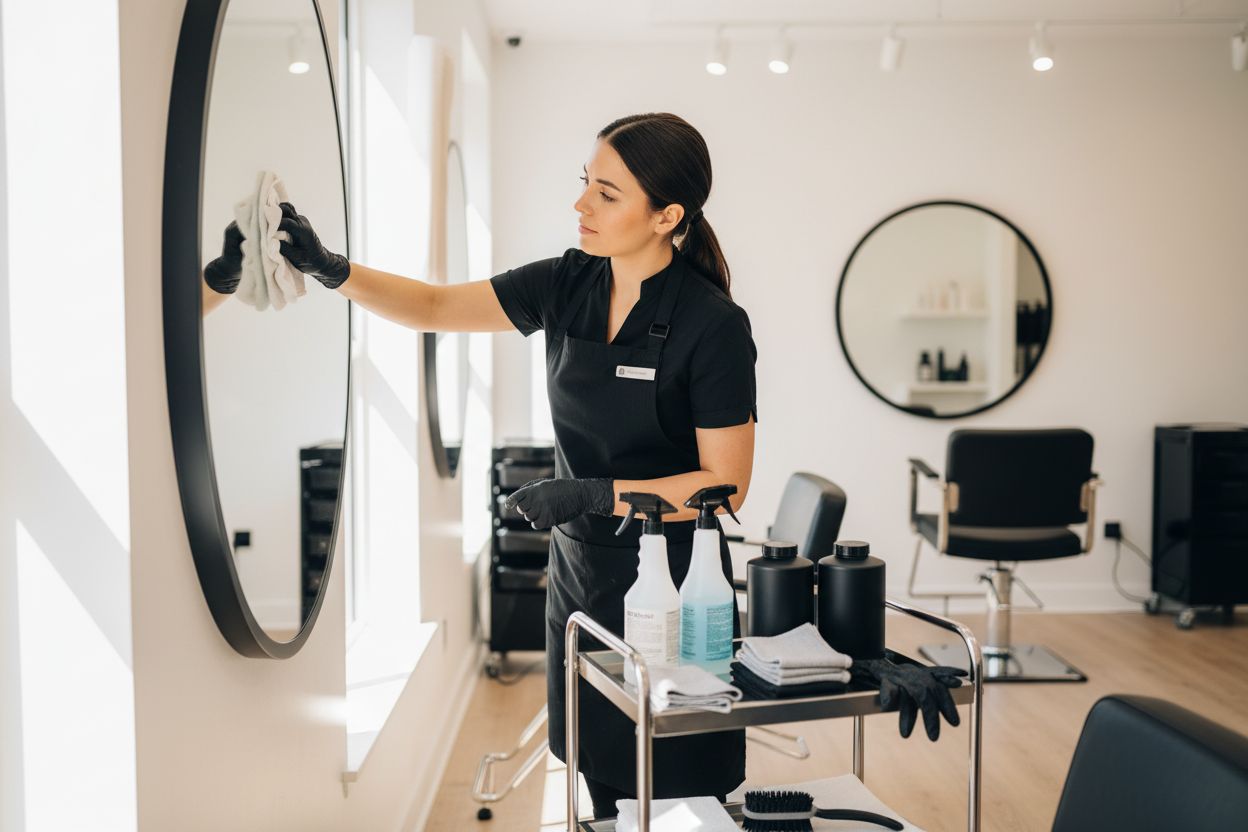 accesorii curățenie pentru saloane hero header image