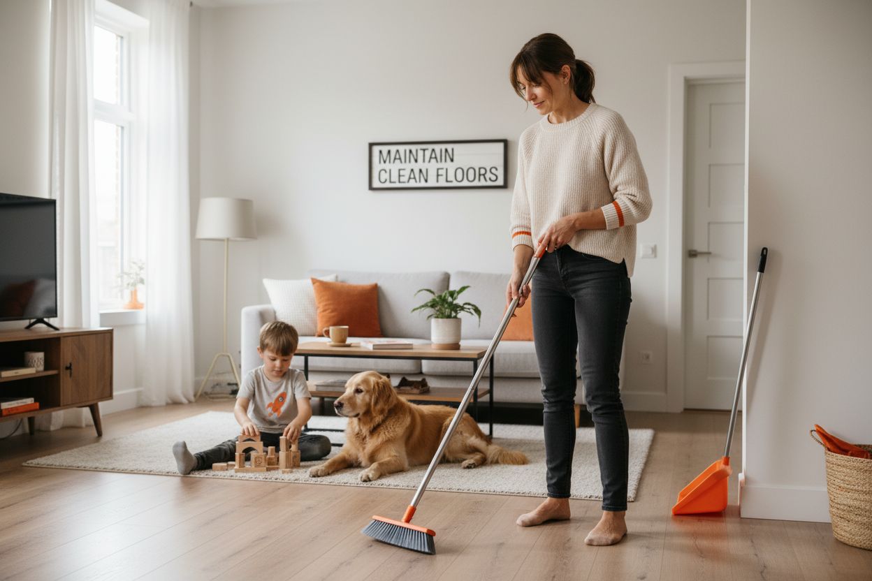 maintain clean floors home