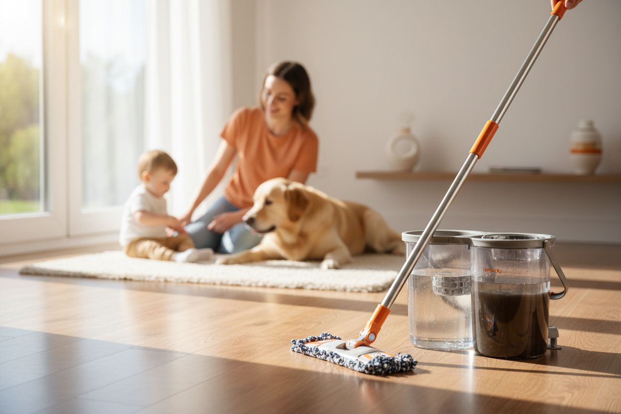 auto-rinsing mop home