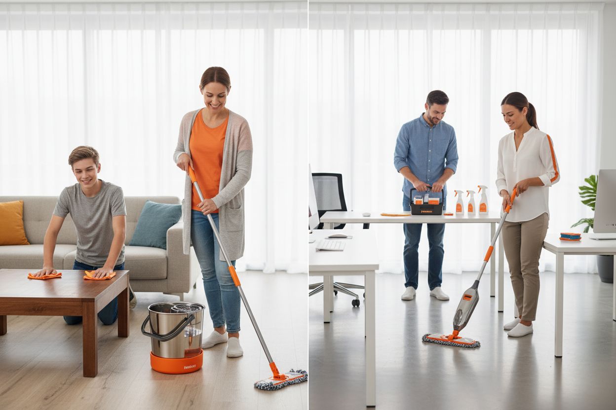 seturi curățenie acasă birou