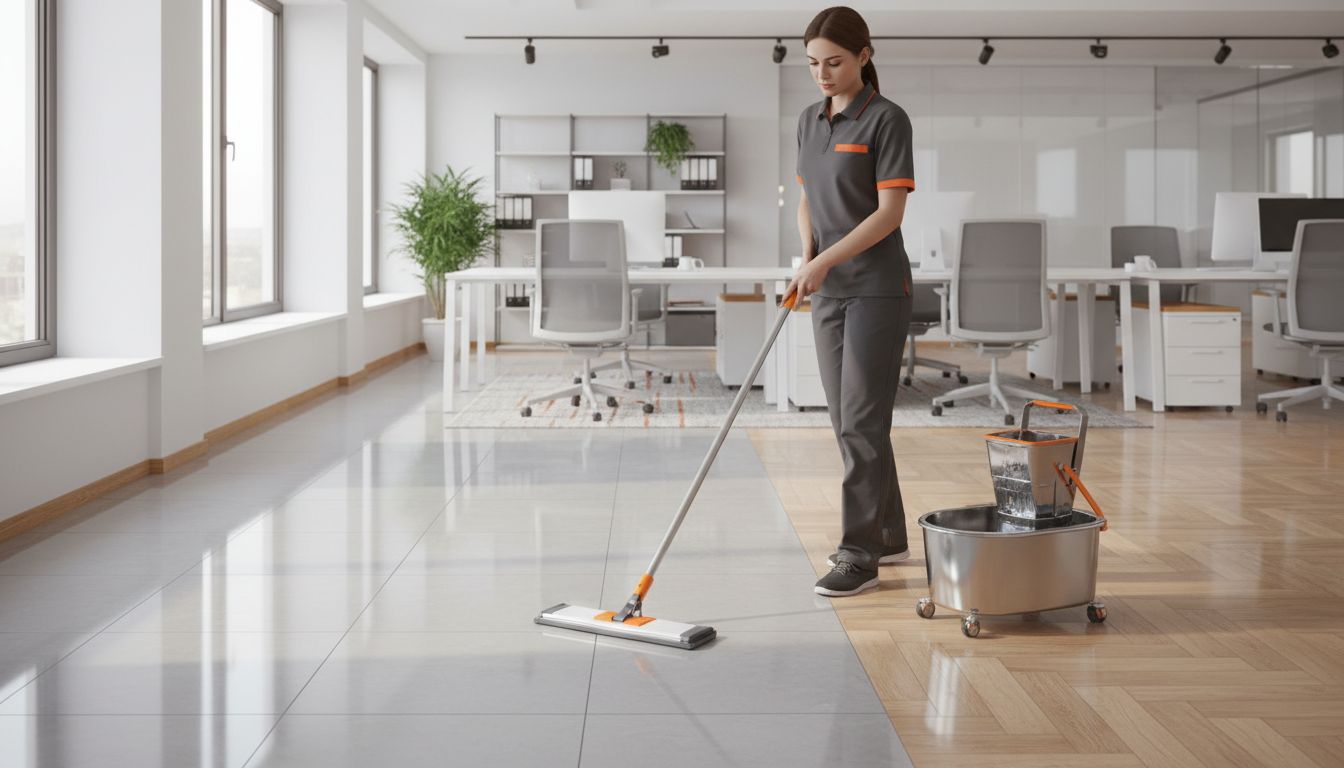 mop profesional spațiu comercial