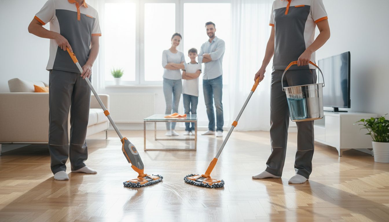 profesioniști curățare apartament