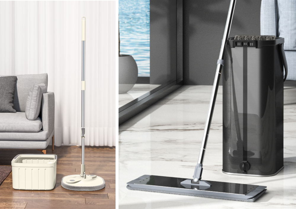 Curățenie rapidă acasă: mop plat, mop rotativ sau set mop eficient?