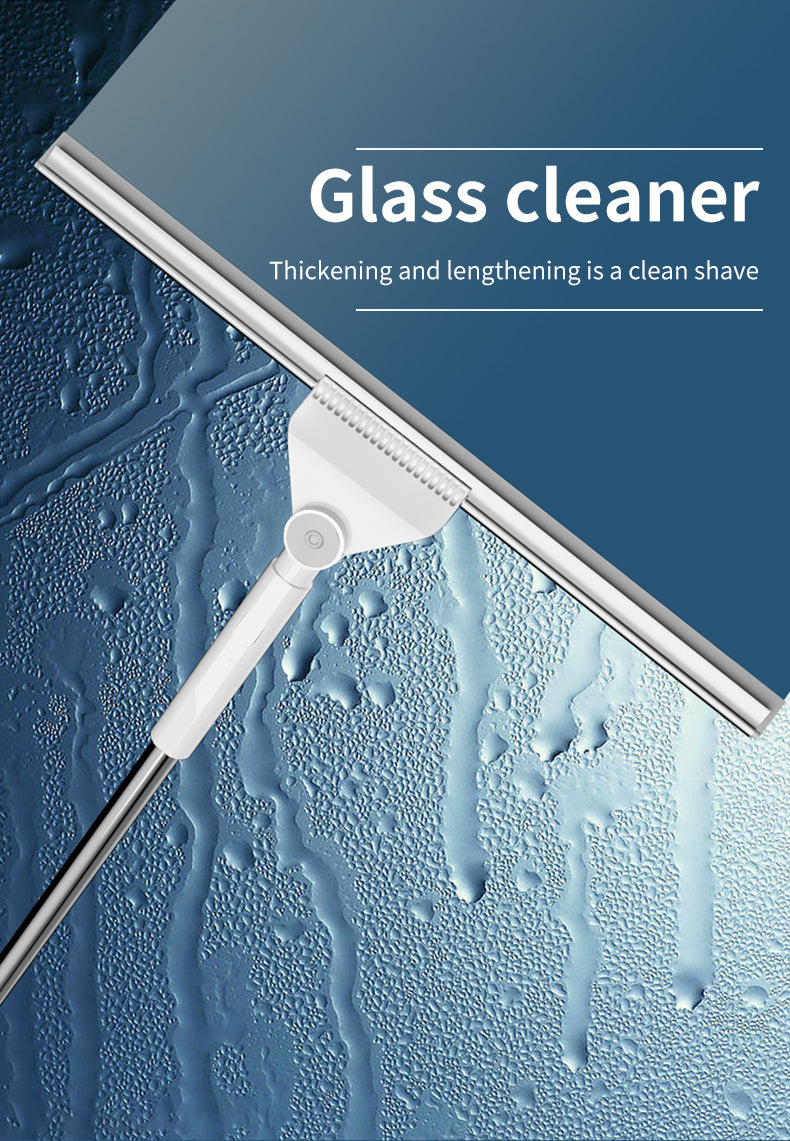 Racleta / mop de 40cm Dreamramp cu tija din inox de 50 cm si inclinare 180°, alb