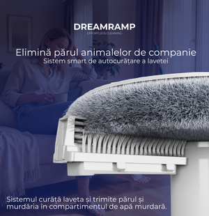perie par animale de companie, mop rotativ, mop plat, mop cu sistem de separare al apei, galeata cu mop, mop cu galeata, mop bun, mop de calitate, mop dreamramp, vileda