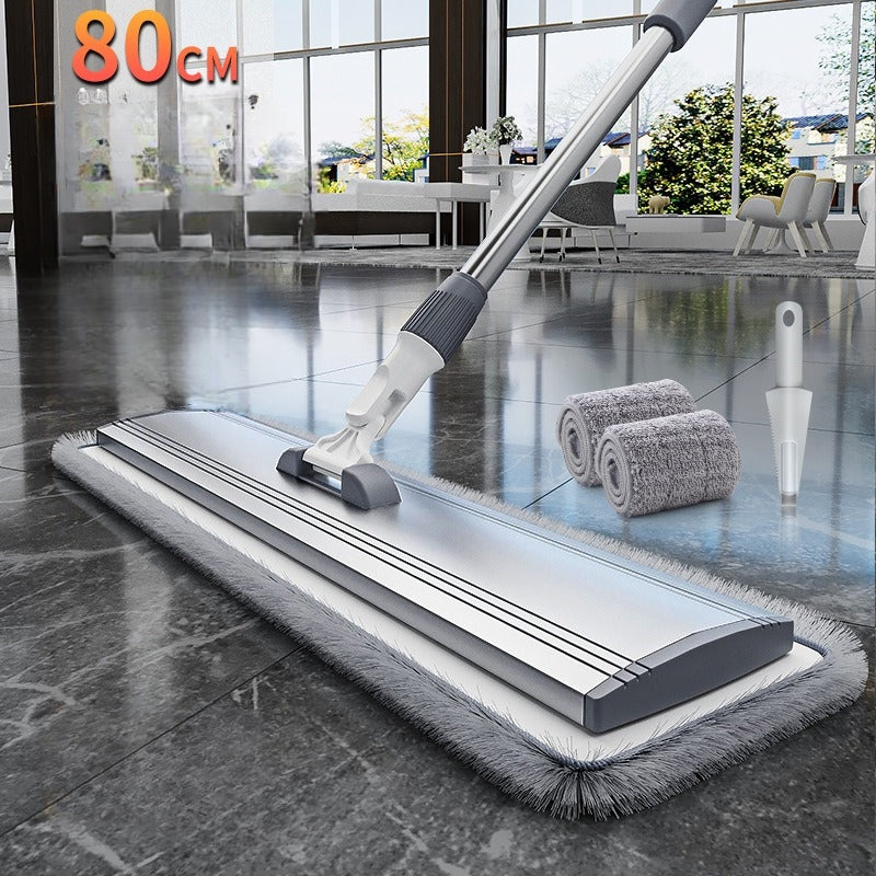 Mop Teu Microfibră DreamRamp®, cu fiber super fine ce elimina praful, aluminiu + oțel inoxidabil
