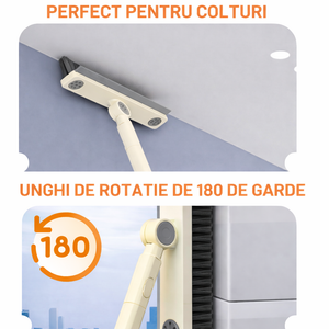 Perie DreamRamp cu cap rotativ la 180 de grade, pentru colțuri