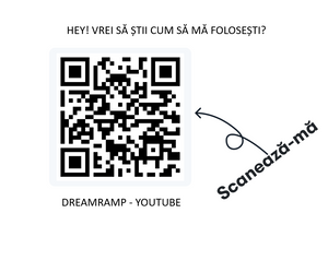 Cod QR către canalul YouTube DreamRamp cu ghiduri de utilizare