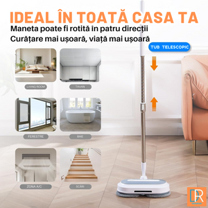 Rezerve DreamRamp pe mopul electric cu tub telescopic, pentru toată casa
